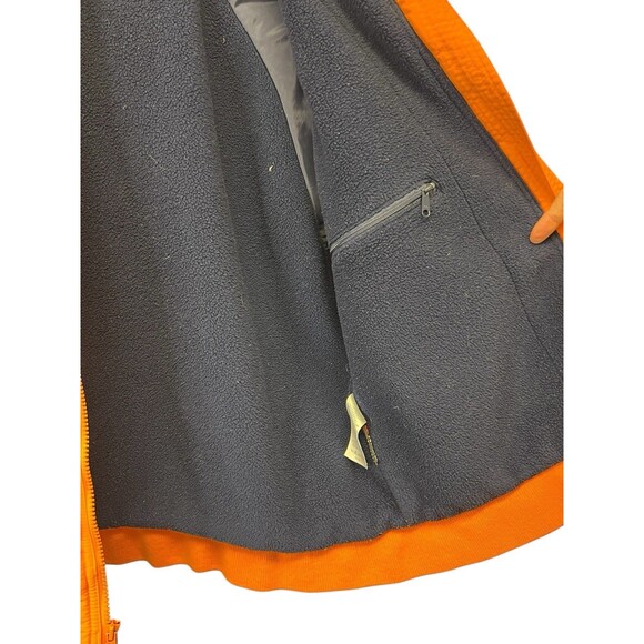 Vintage Women’s Orange Lands’ End Direct Merchants Ski Jacket Polartec Small - Picture 13 of 16